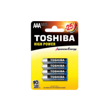 Батерии ТОШИБА, ААА, Х4бр., Алкални, LR03, 1.5V