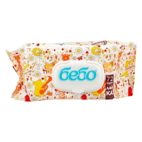 БЕБО Влажни кърпички с екстракс от лайка с капак, 72бр