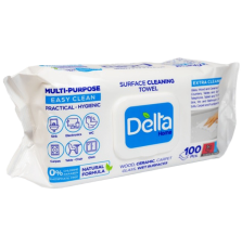 Мокри кърпички Delta Magic - Home, 100 броя