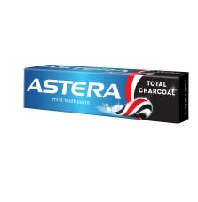 ASTERA TOTAL CHARCOAL Паста за зъби с активен въглен 100мл 110г
