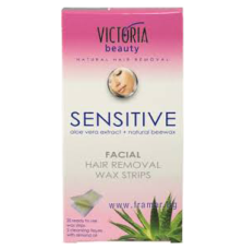 ВИКТОРИЯ БЮТИ ДЕПИЛИРАЩИ ЛЕНТИ ЗА ЛИЦЕ СЕНЗИТИВ С ЕКСТРАКТ ОТ АЛОЕ ВЕРА