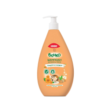 БОЧКО Бебешки шампоан за коса и тяло Бадем и невен, 400 мл