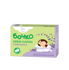 БОЧКО Бебешки крем сапун Лавандула, 75 г