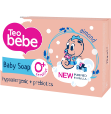 Тео Бебе Бебешки сапун Бадемово масло и витамин Е, 75 г