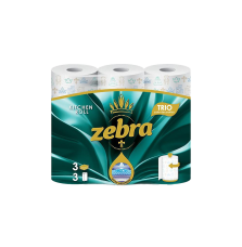Кухненска ролка ЗЕБРА, Trio, 3бр