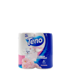 Тоалетна хартия Тено 3пласта, 4бр