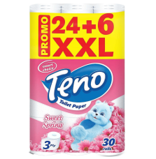 Тоалетна хартия Teno Sweet Spring, 30 бр