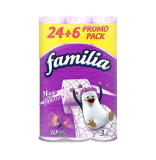 Тоалетна хартия Familia 30 броя ароматизирана