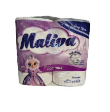Тоалетна хартия малива романс  4 бр.