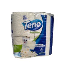 Тоалетна хартия тено зелена 4 бр.