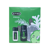 Подаръчен  Комплект Стрейт FREAK/Натурален спрей 85мл и Душ гел/