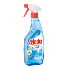 MEDIX Препарат за стъкла с помпа 500+250мл