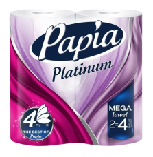 ПАПИЯ Platinum Кухненска ролка, 4 пл. 2 бр