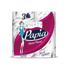 ПАПИЯ Кухненска ролка 3 пласта, 2 бр