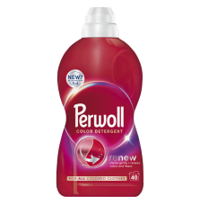 ПЕРВОЛ RENEW COLOR Гел за пране за цветни дрехи 1Л
