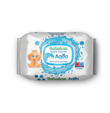 БЕБЕЛАН Бебешки мокри кърпички със Смрадлика и лайка, 80 бр