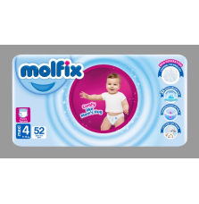 МОЛФИК Макси Гащички размер 4, 9-14 кг., 52 бр.